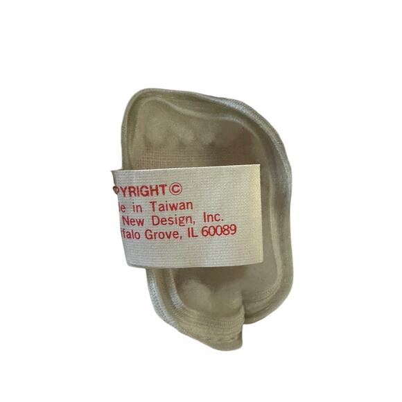 Vintage Christmas Plush Bear Door Knob Cover w/Tag 1980s Holiday Decor Retro - Picture 6 of 8